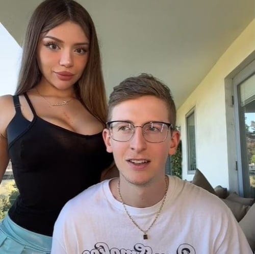 man with super hot girlfriend