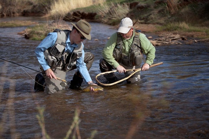 Fly Fishing Guide Catch and Release.