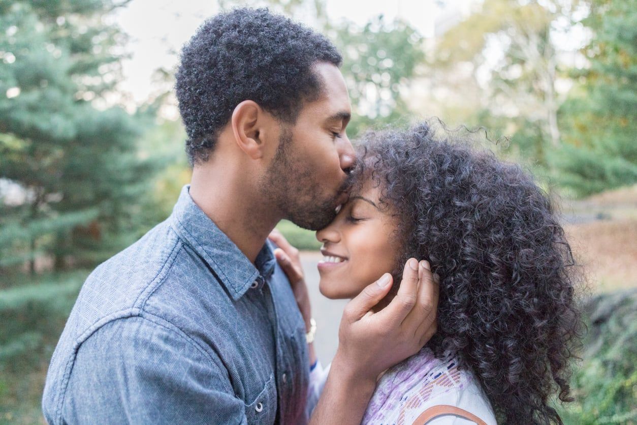 forehead kiss