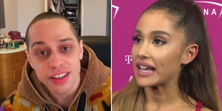 ariana grande pete davidson composite