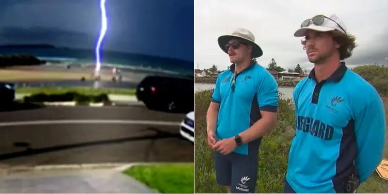 australian boy struck by lightning