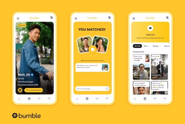 bumble app screenshots