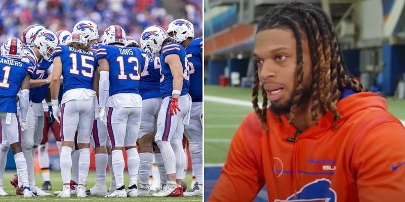 damar hamlin buffalo bills composite