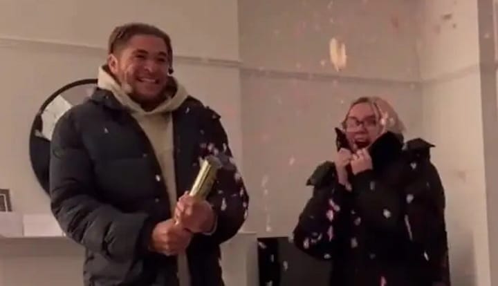 color blind gender reveal fail