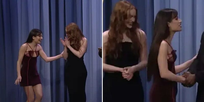 lea michele sadie sink tonight show