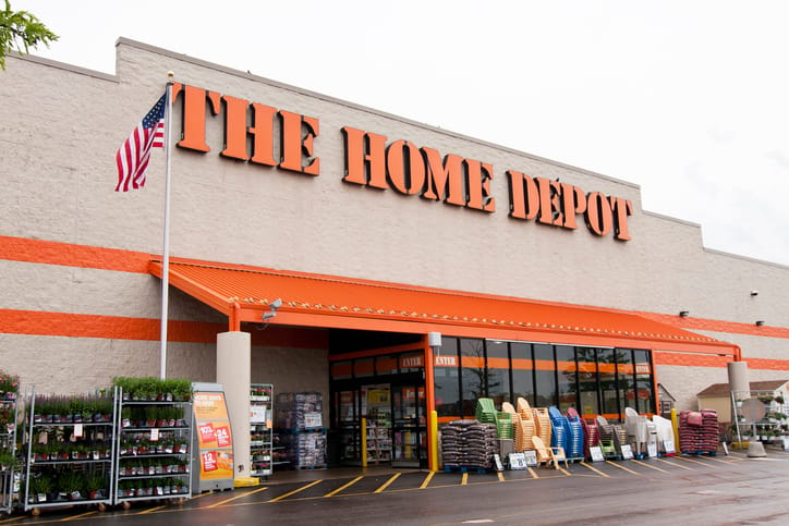 home depot store exterior
