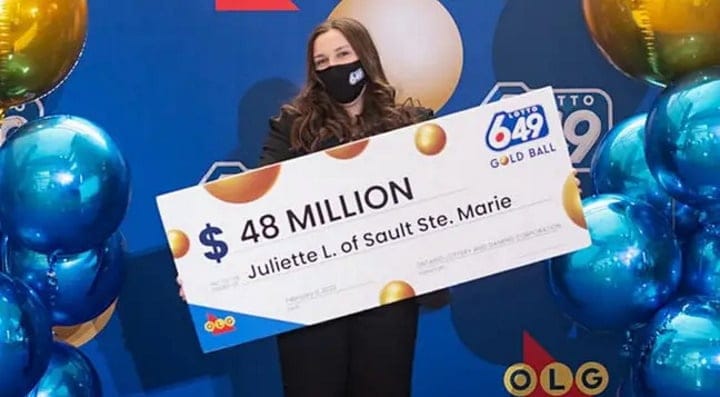 juliette lamour lottery winner picture