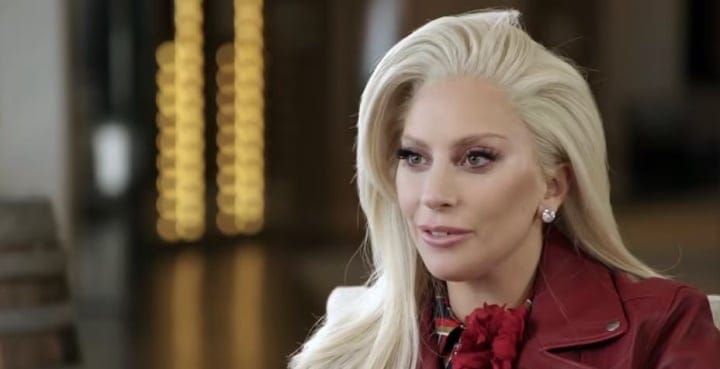 lady gaga doing interview