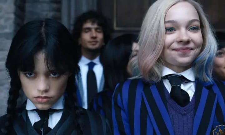 jenna ortega wednesday screengrab