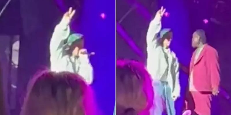 justin bieber surprise performance
