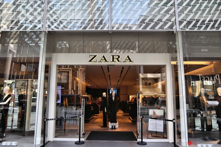 zara store front image