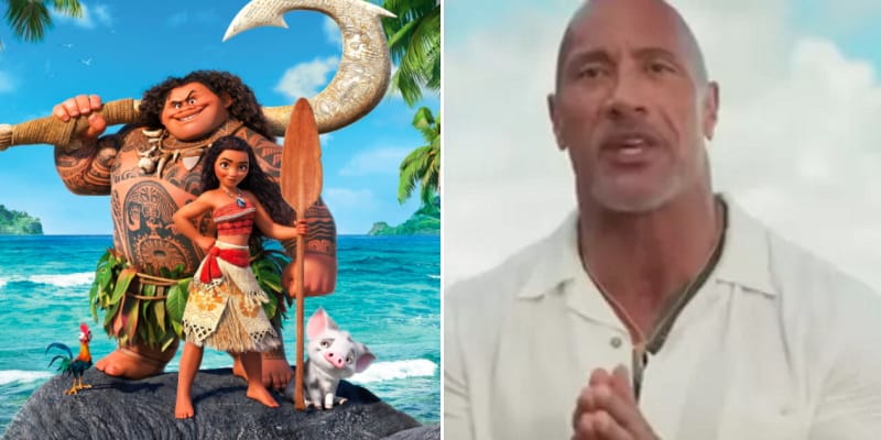 moana live-action remake dwayne johnson