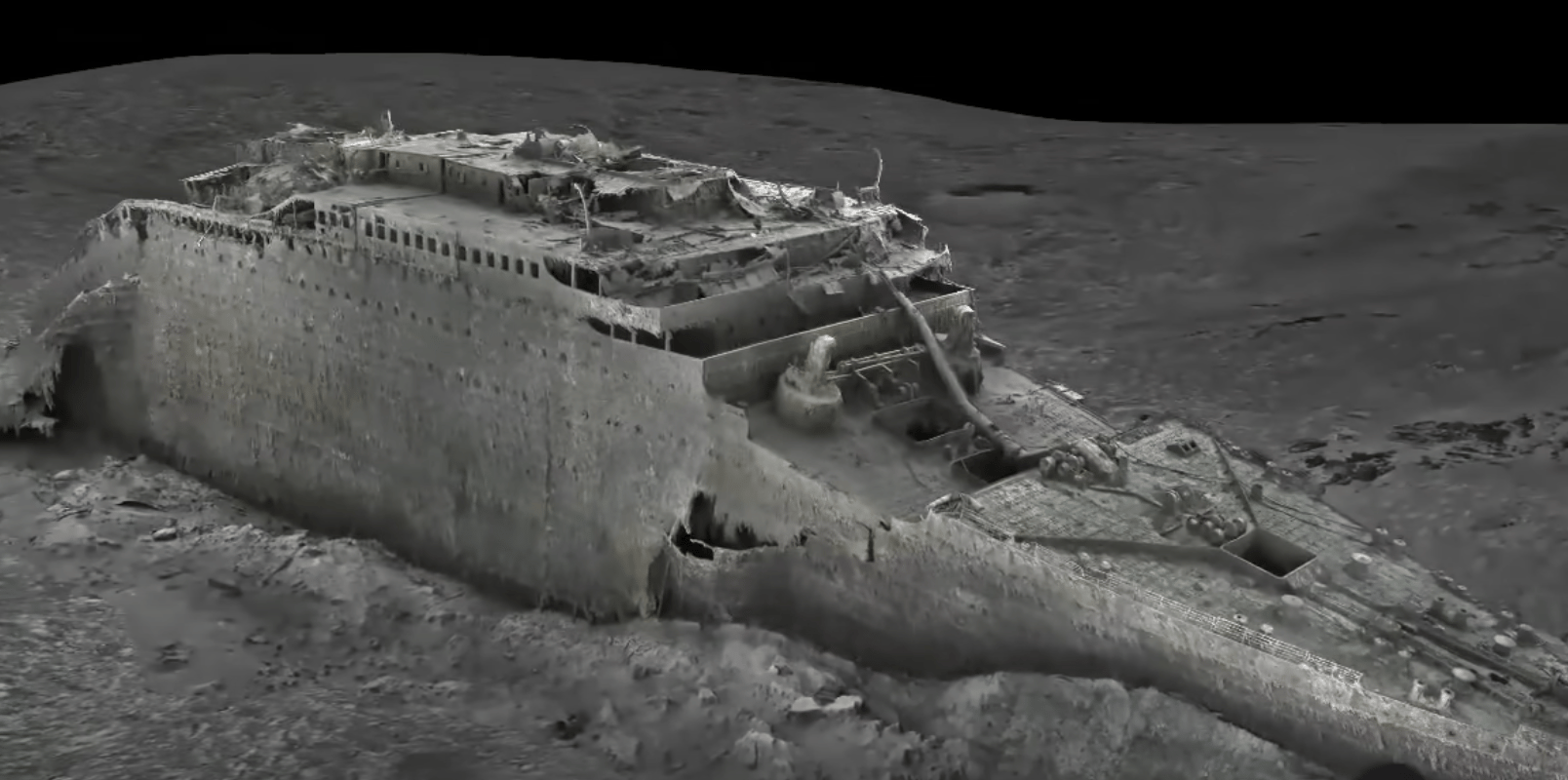 titanic 3d scan