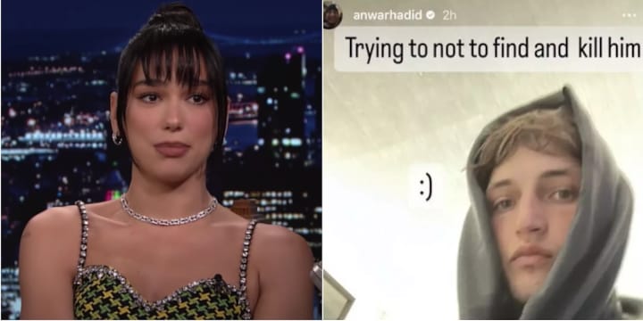 dua lipa anwar hadid composite