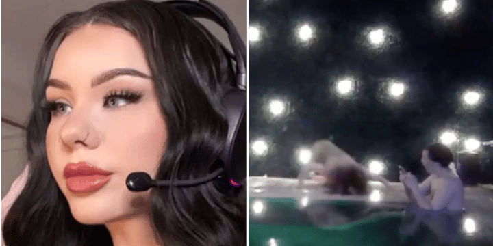 madi hunni twitch livestream pool