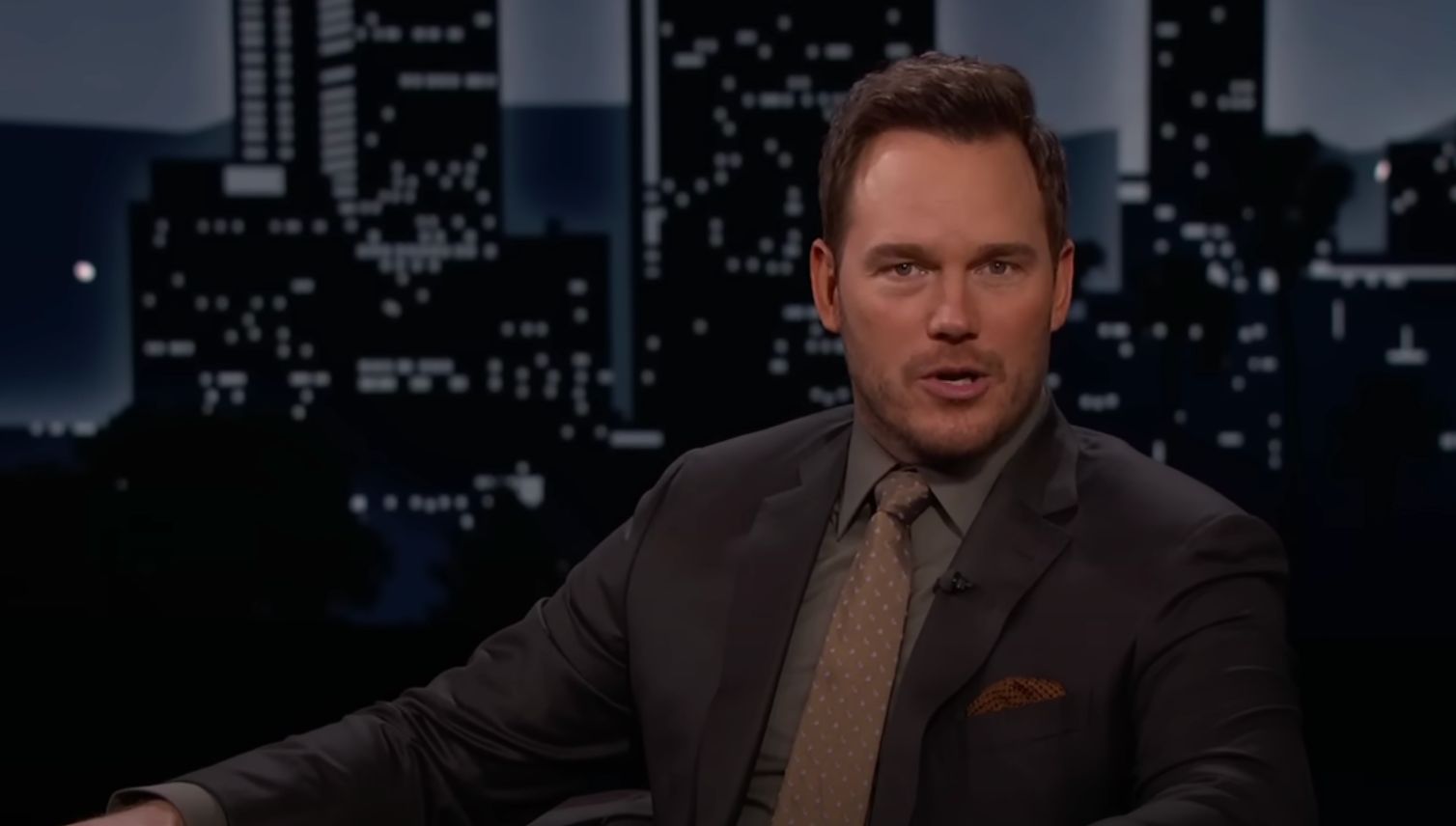 chris pratt jimmy kimmel live