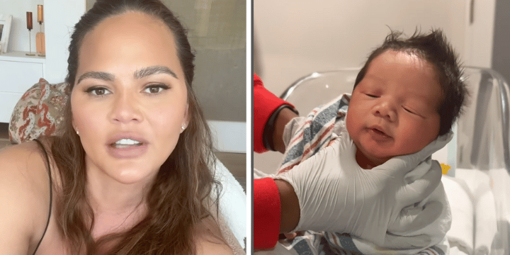 chrissy teigen new baby wren