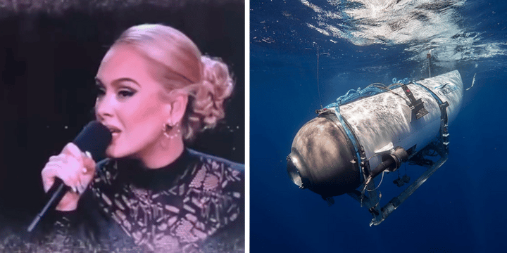 adele vegas titanic submersible