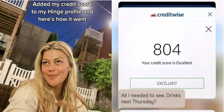 credit score dating profile