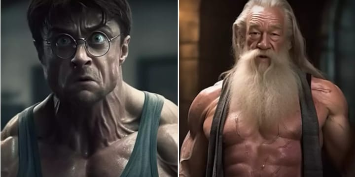 harry potter ai muscular