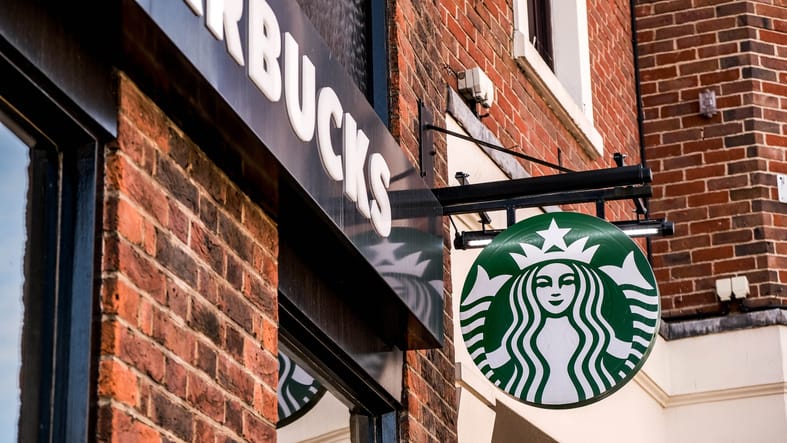starbucks sign shop exterior