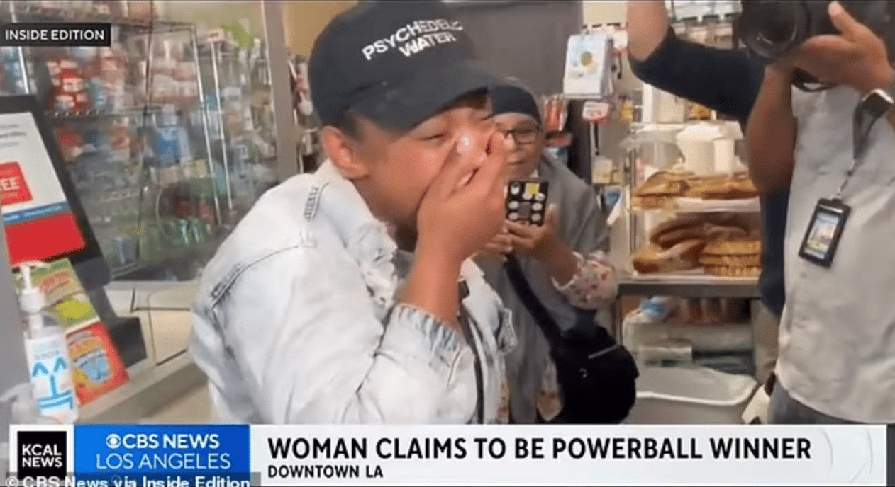 woman claiming win powerball billion