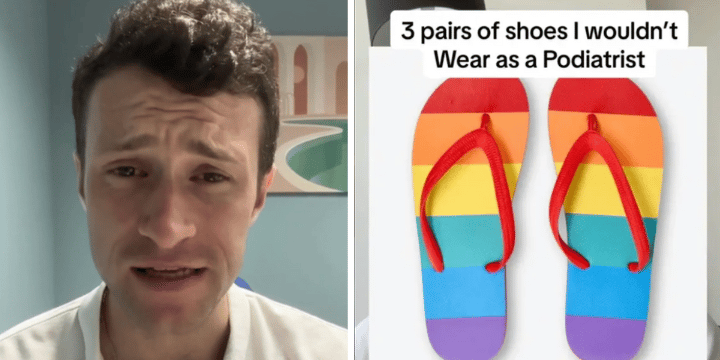 paul the podiatrist flip flops