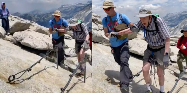 everett kalin climbs yosemite's half dome