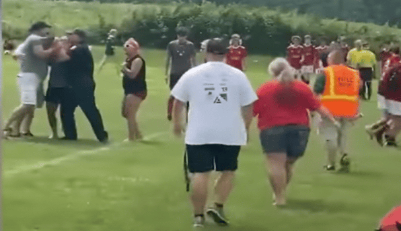 rude parents at sports game