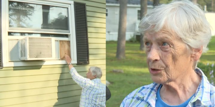 marjorie perkins fights burglar