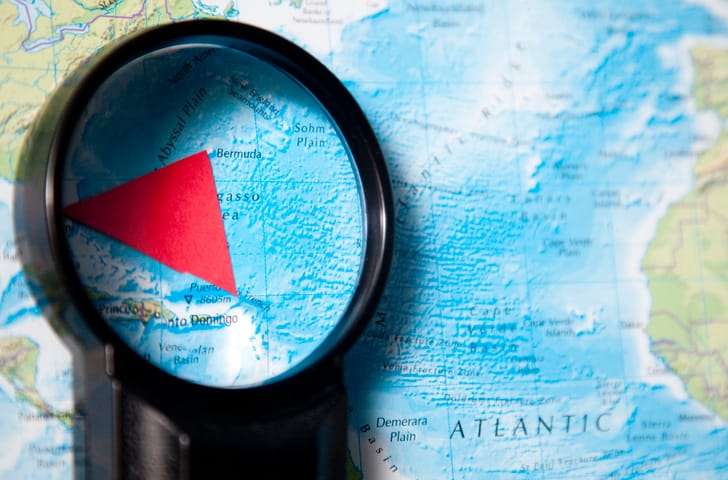 A Bermuda Triangle graphic.