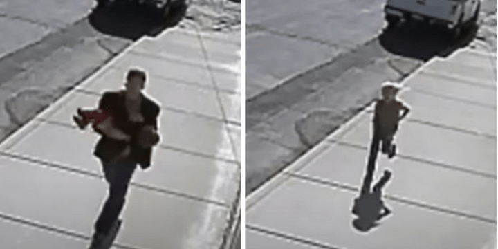 kid saves baby brother from kidnapper
