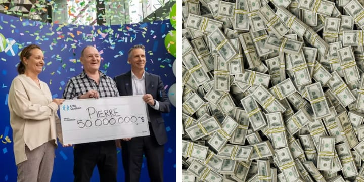 pierre richer lottery winning