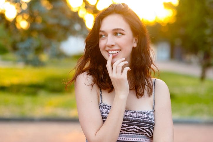 shy girl introvert