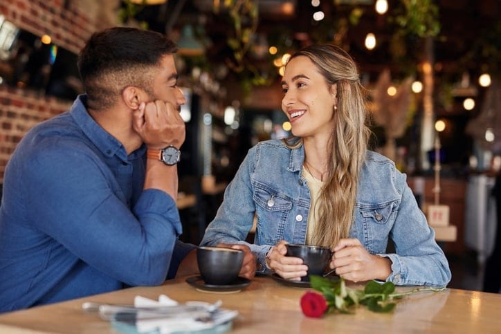 couple on a romantic date