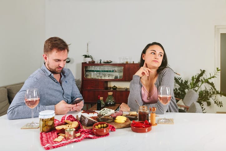 people having a conversation