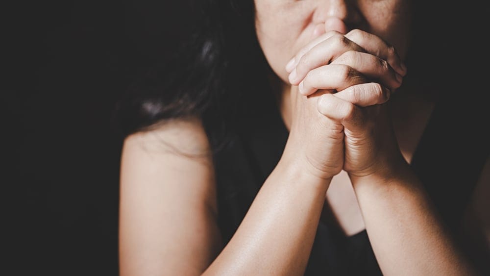 Woman praying