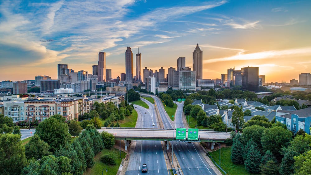 Atlanta, GA skyline.