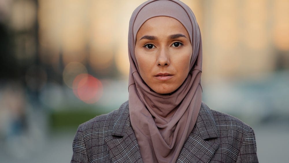 Beautiful muslim woman.