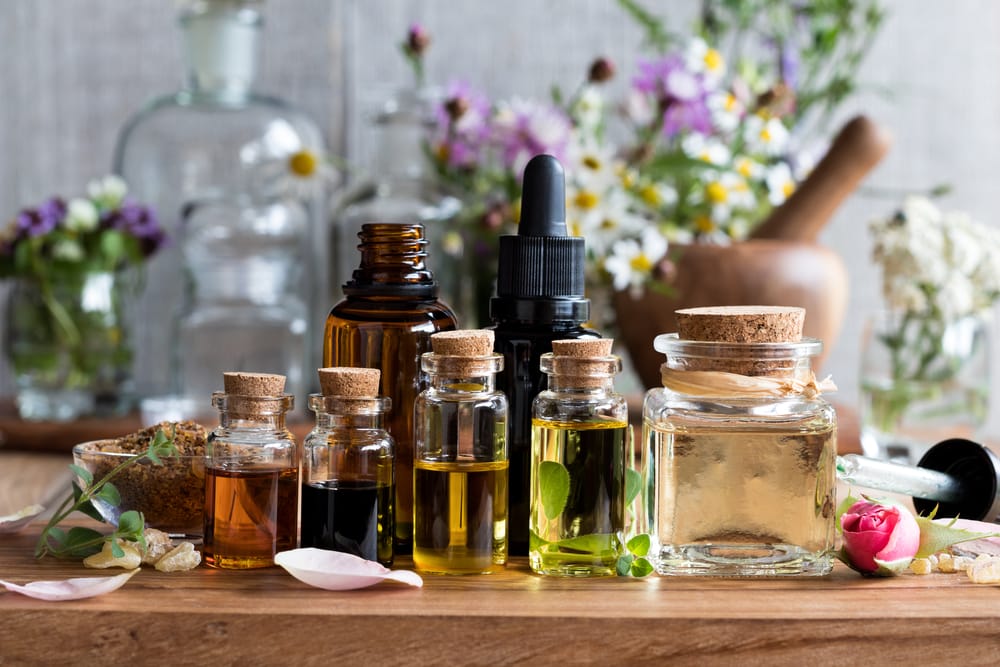 Aromatherapy oils.