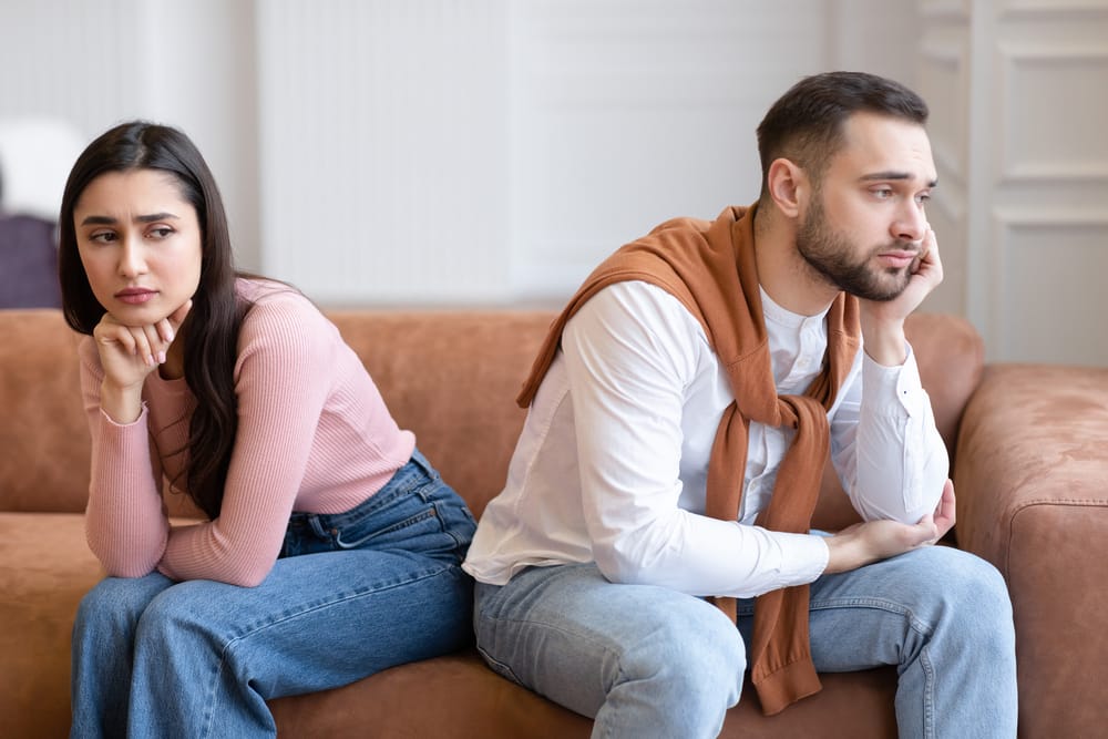 Married couple refusing to work things out.