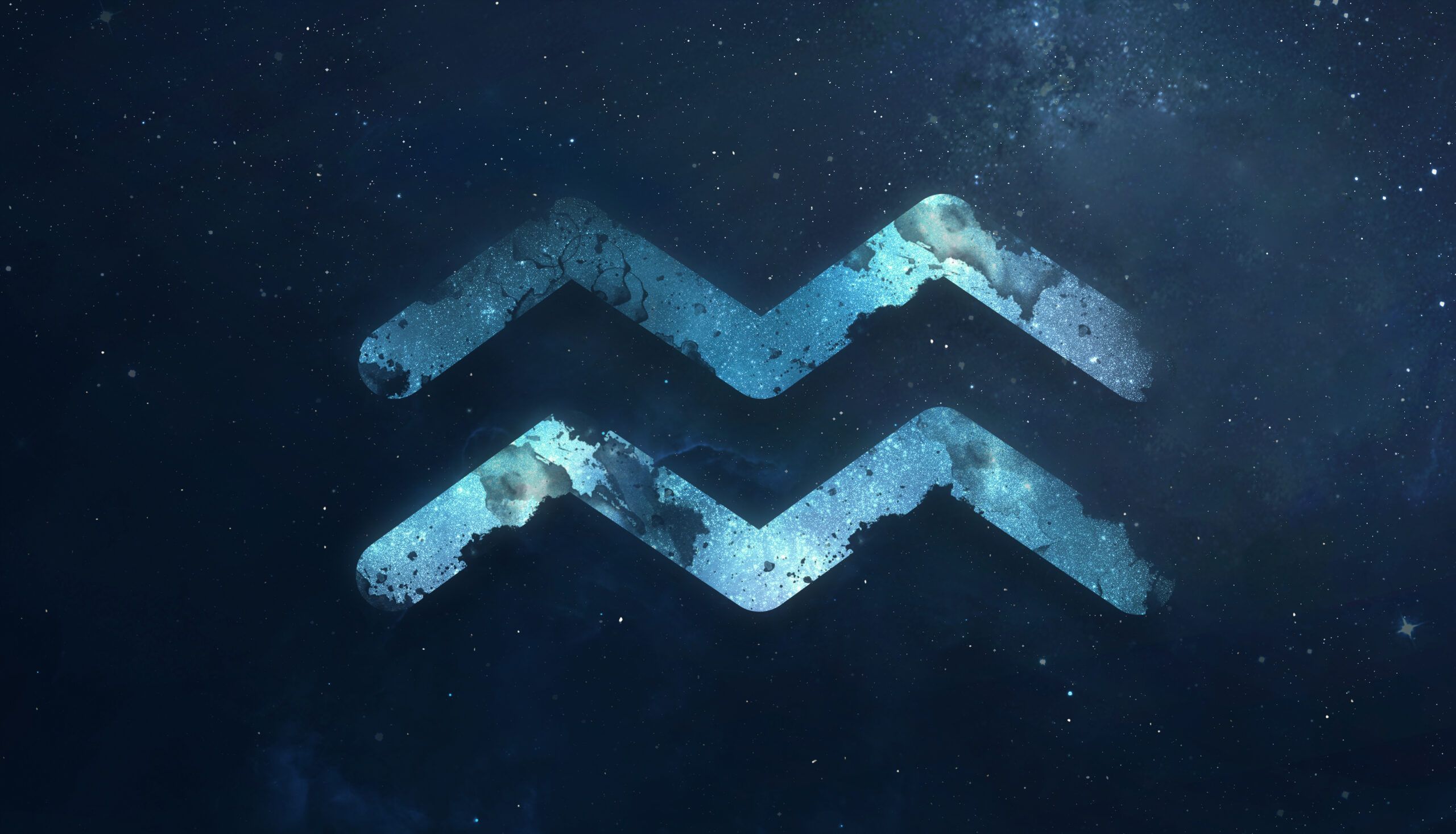Aquarius zodiac sign.