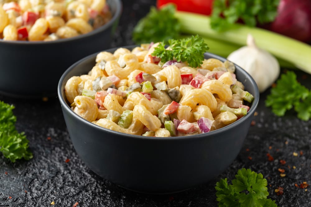 Macaroni salad.