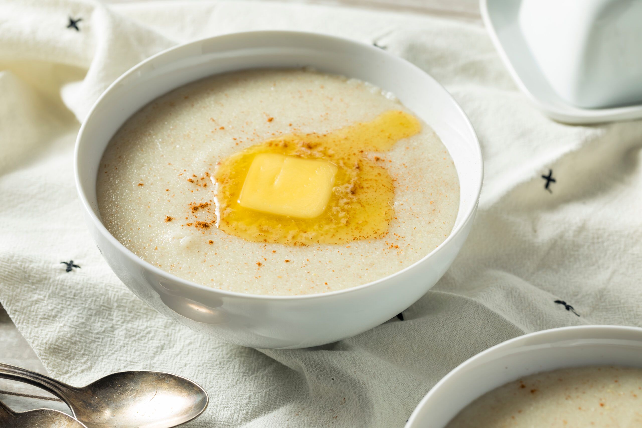 Lovely bowl of oatmeal for breakfast.