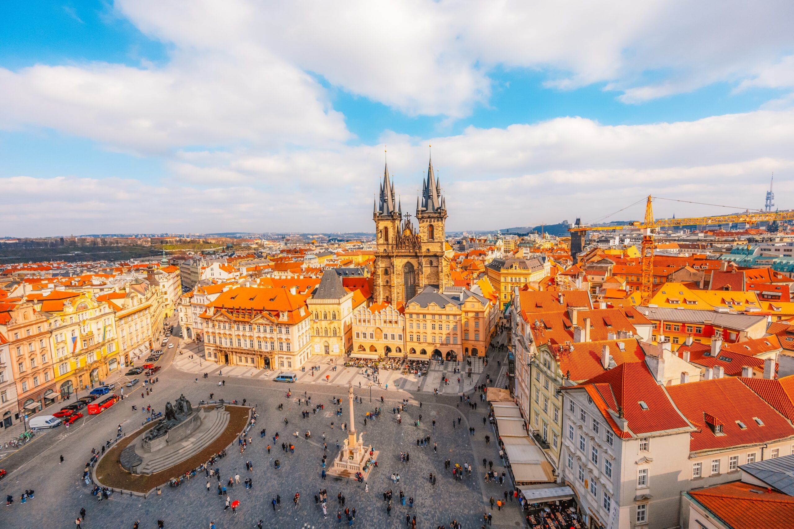Prague and the Old Town Square.