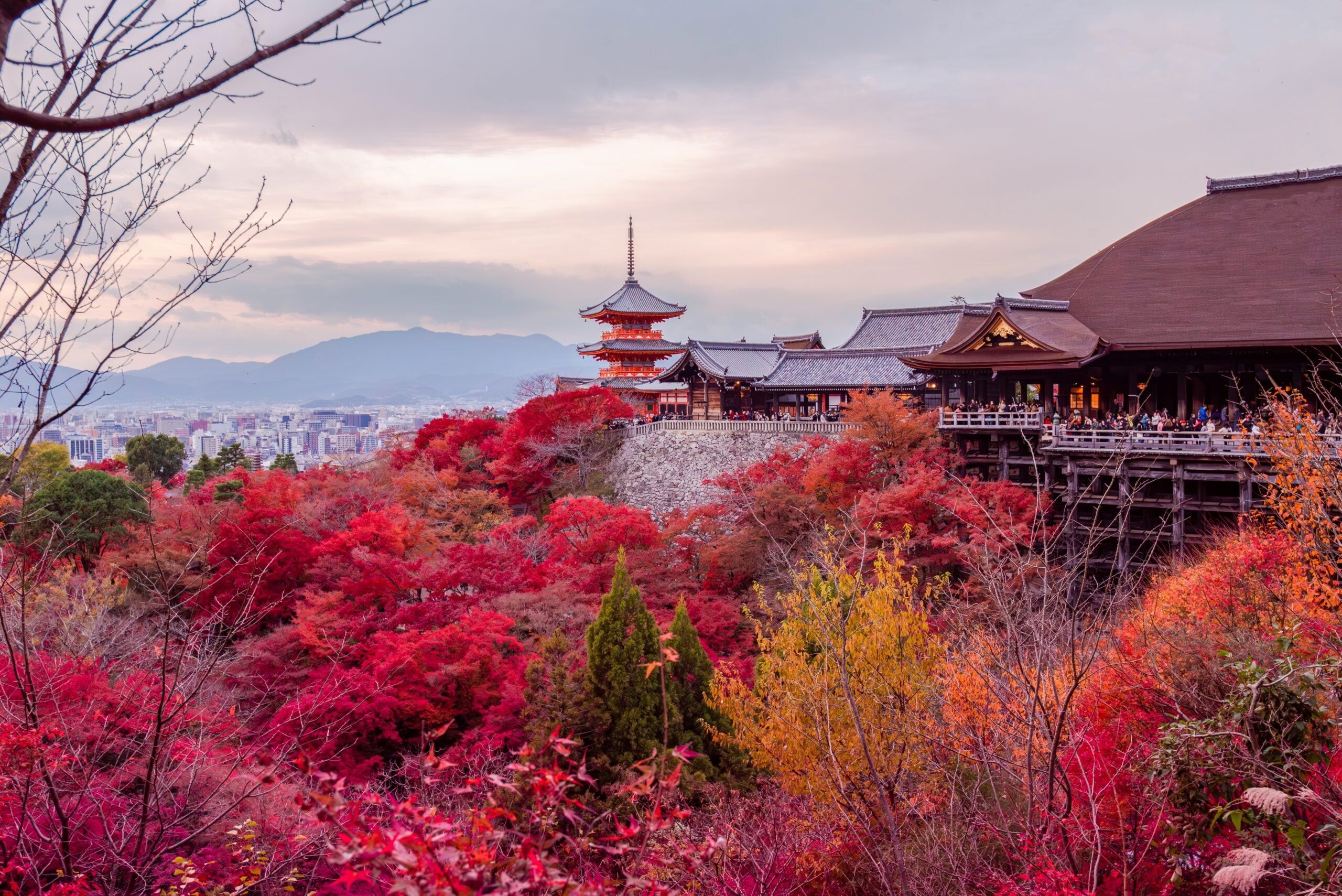A beautiful tourist location in Japan.