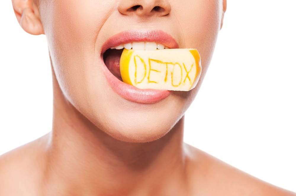 Woman on a detox diet.