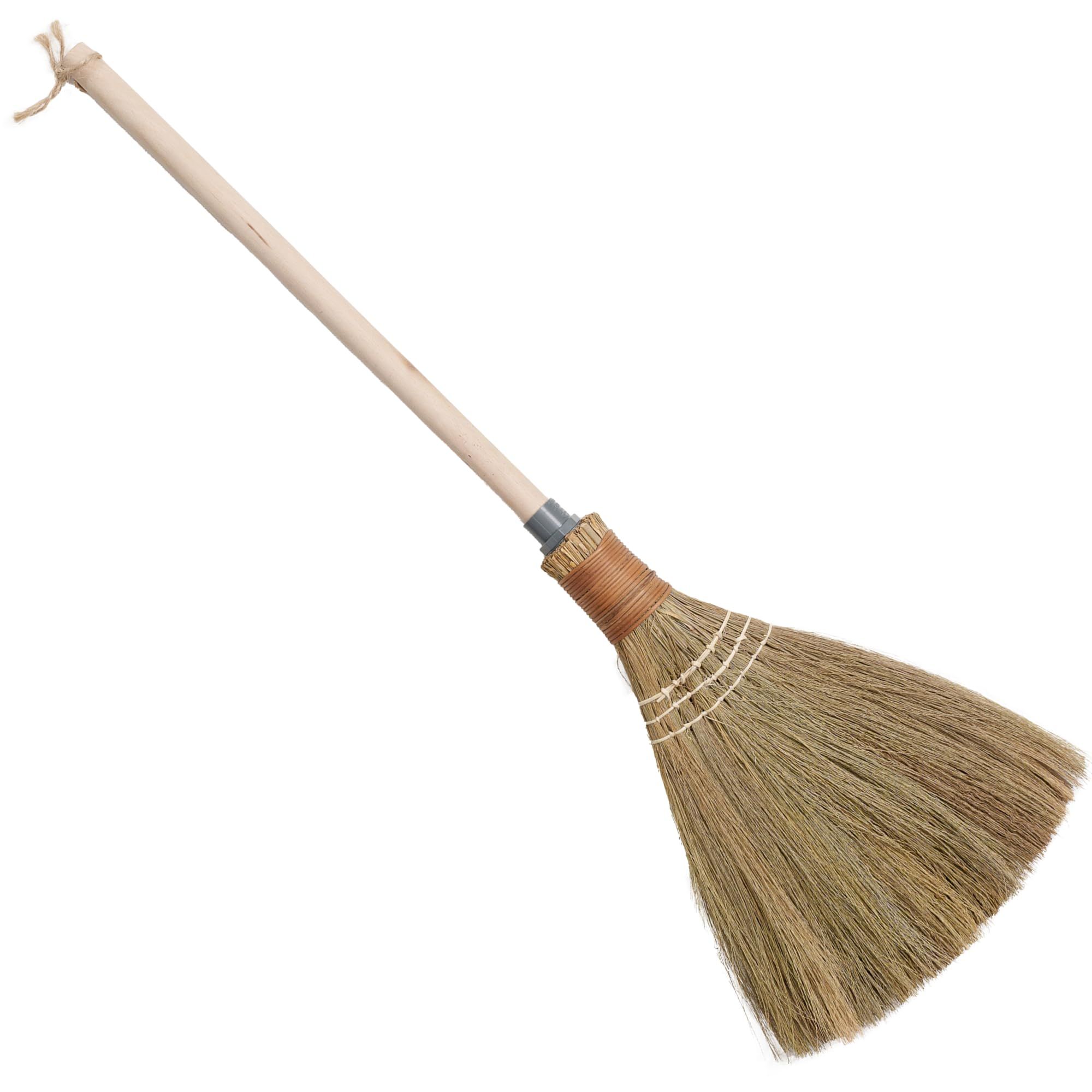 A broom for sweeping. 