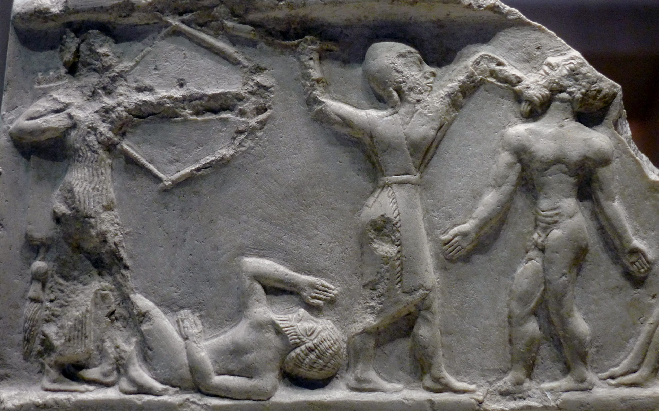 Akkadian Empire carving in stone.
