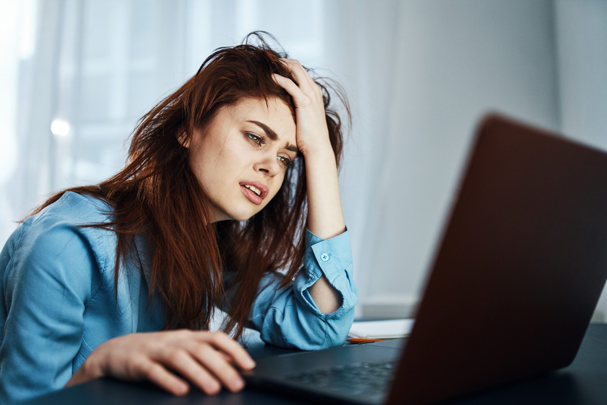 A frustrated woman who resents her life.